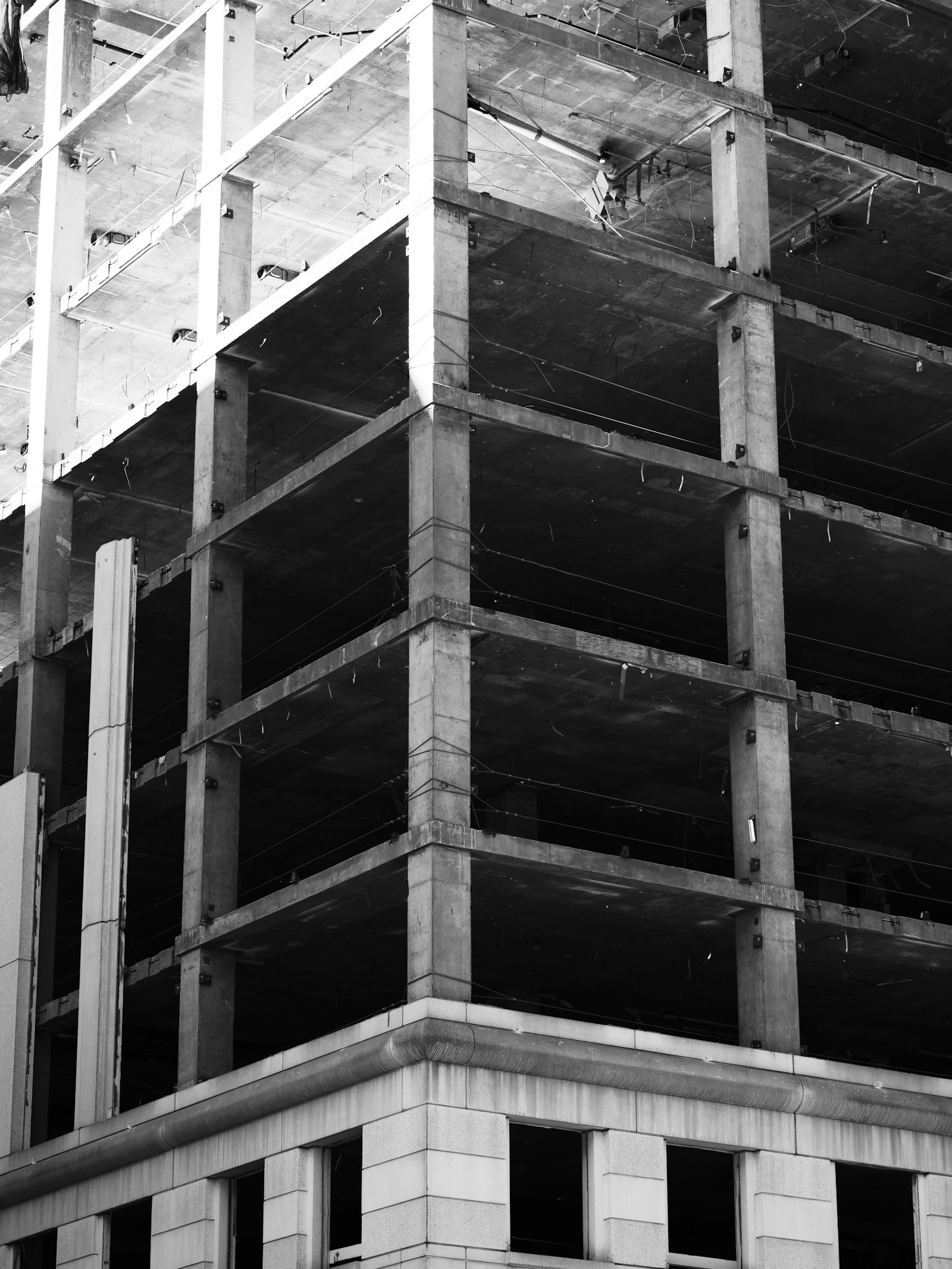 Industrial structure under construction
